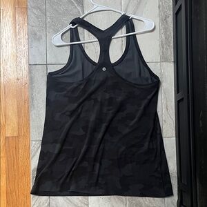NWOT Lululemon Athletica Black Camo Tank Top